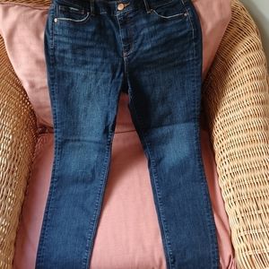 Loft Skinny Jeans dark wash size 10